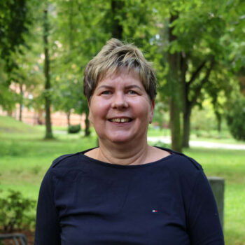 Marion Hinze Portrait bei der Mensa