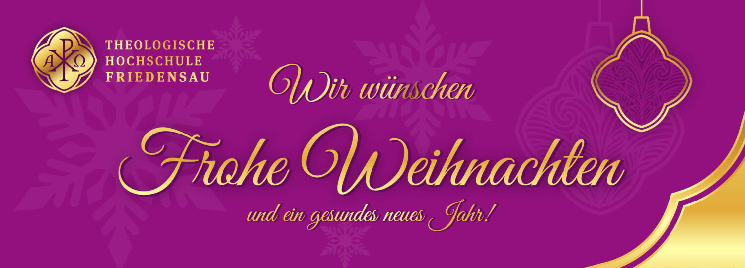 Wir wünschen frohe Weihnachten und ein gesegnetes neues Jahr.