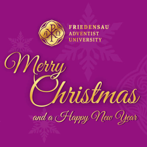 Die Theologische Hochschule Friedensau wünscht Frohe Weihnachten