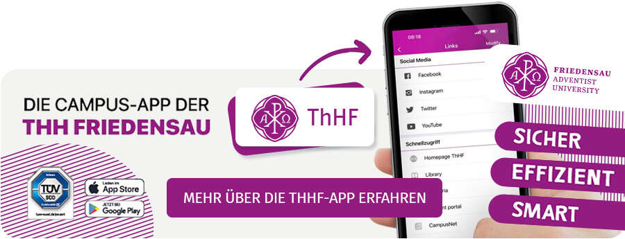 ThHF App | Die App für Studenten der Theologischen Hochschule Friedensau